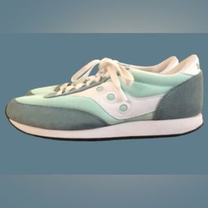 Saucony Women's Sneakers in Mint and White